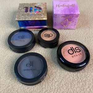 Rare Urban Decay Space Powder ColourPop Frozen‎ e.l.f. DLS Makeup Bundle 6pc NWT
